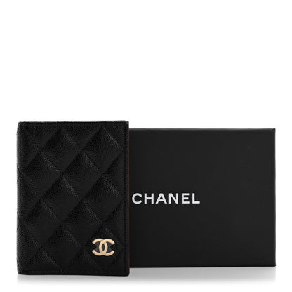 Chanel Caviar Quilted Card Holder Wallet Black 9 of 9