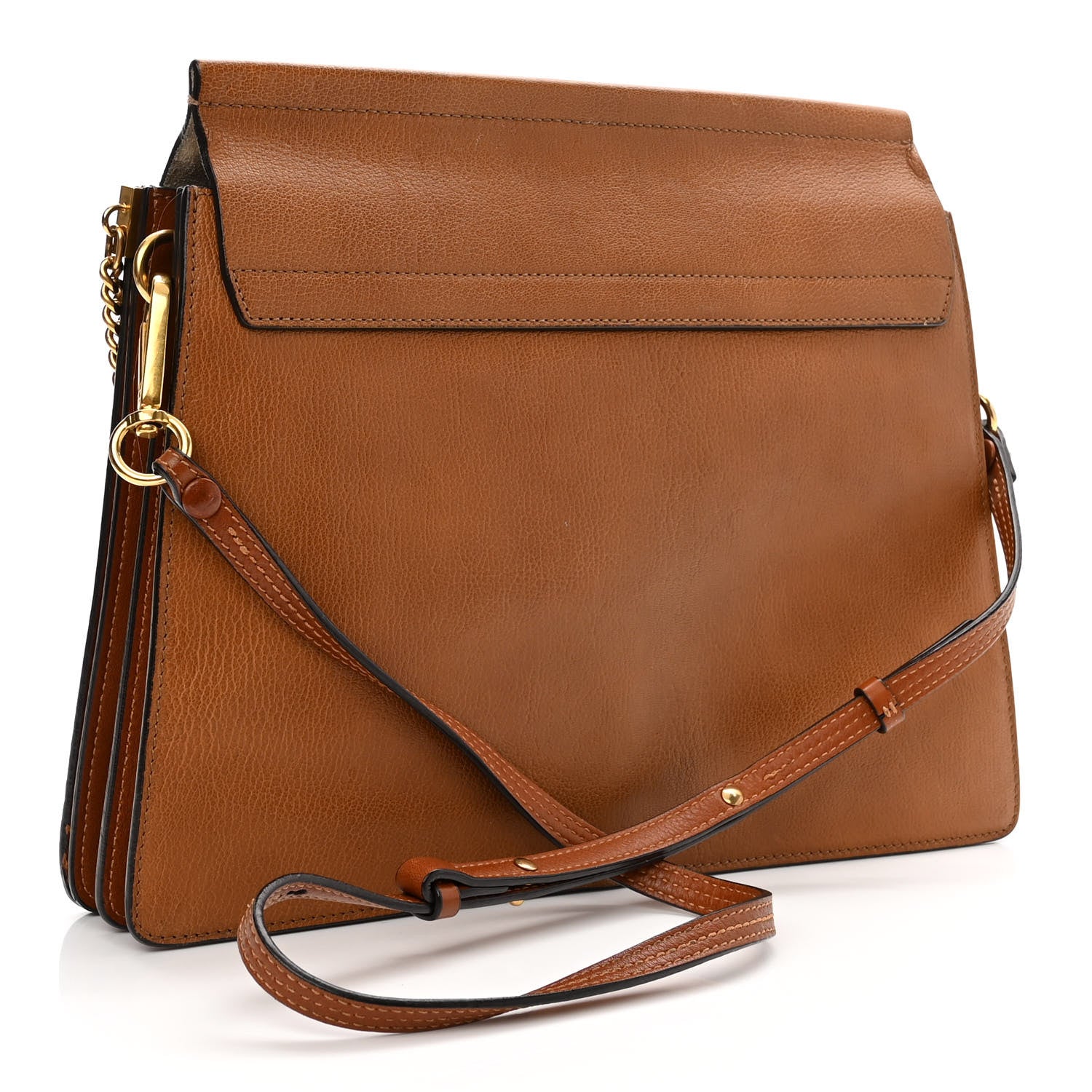 Chloe Goatskin Medium Faye Shoulder Bag Caramel 3 of 13