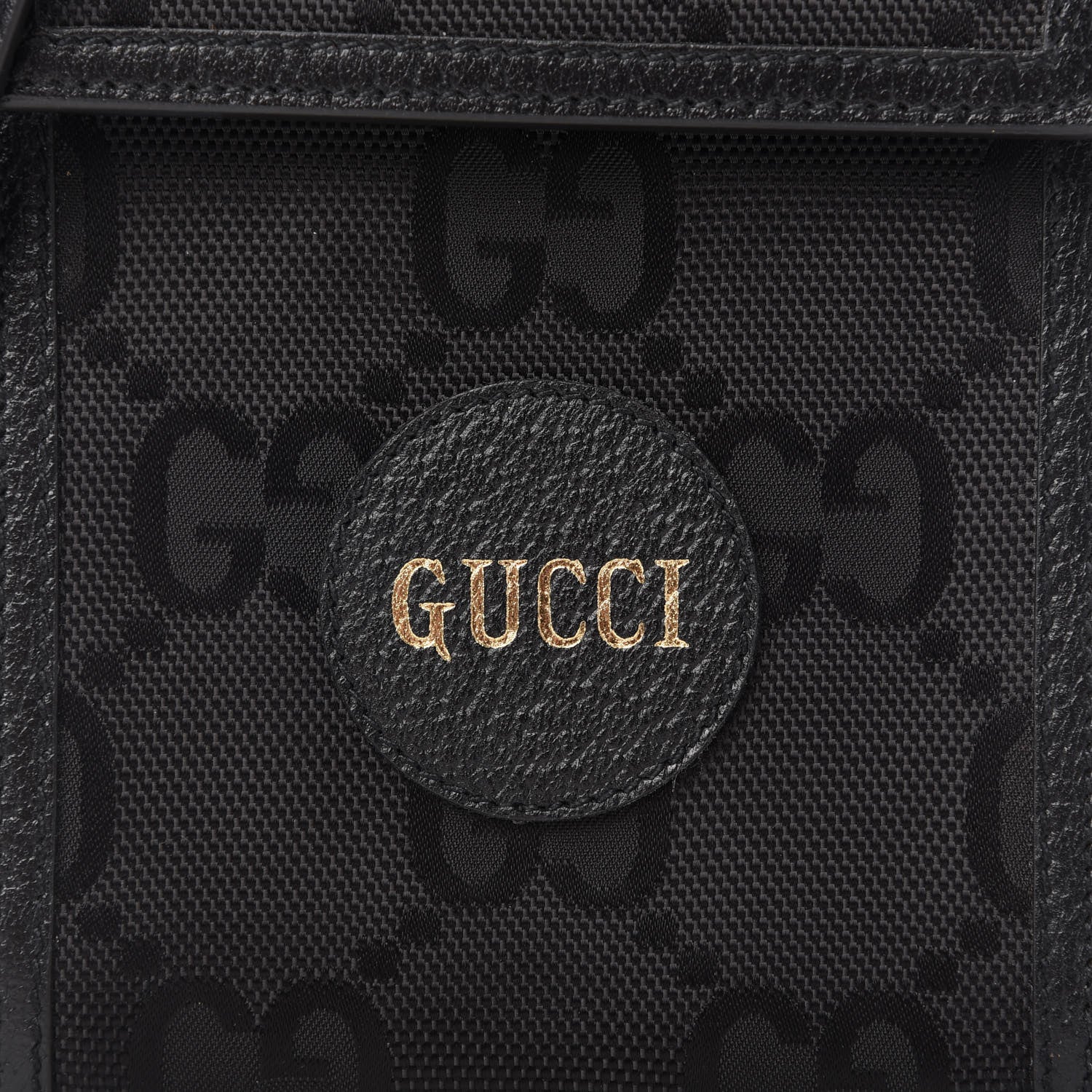 Gucci Econyl Nylon Monogram Off The Grid Crossbody Bag Black 9 of 9