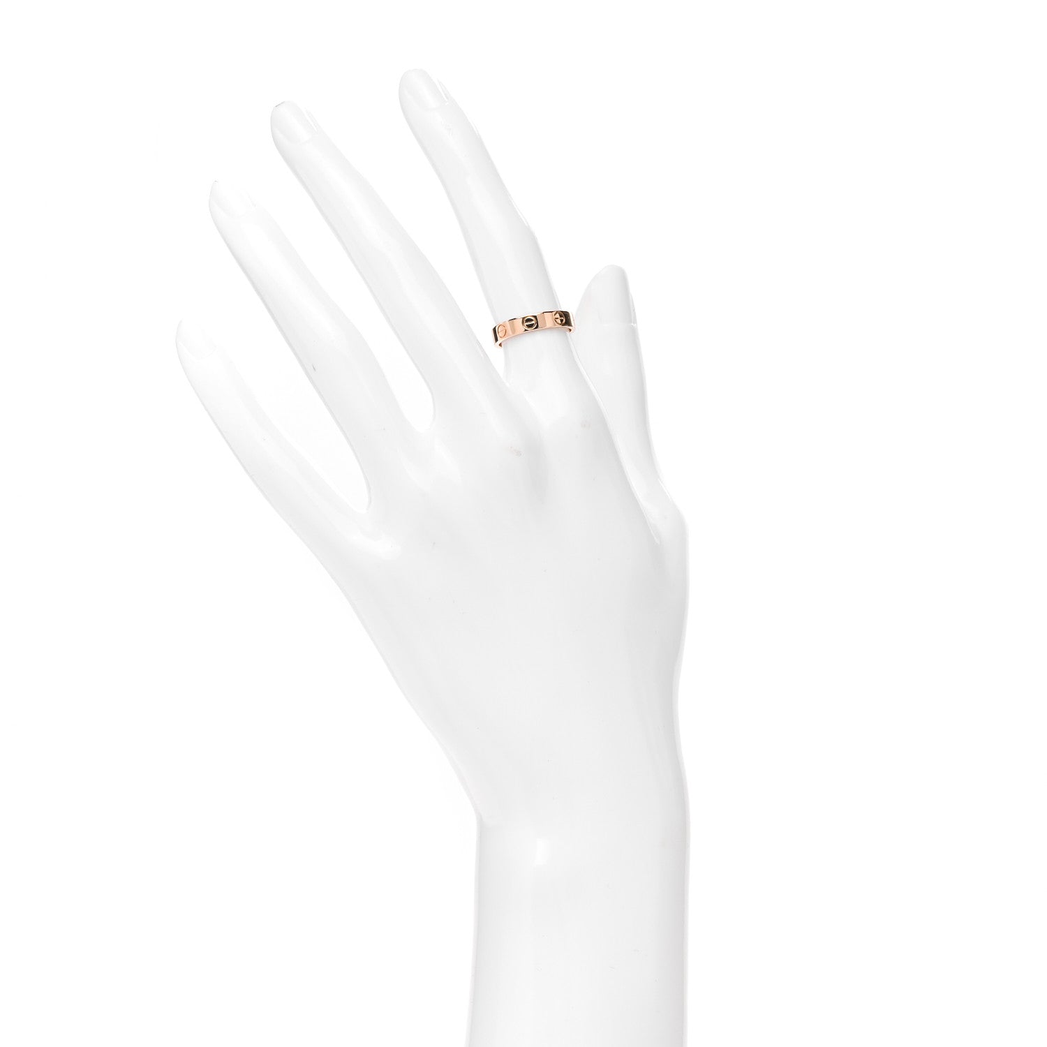 Cartier 18K Pink Gold 3.5mm LOVE Wedding Band Ring 48 4.5 2 of 4