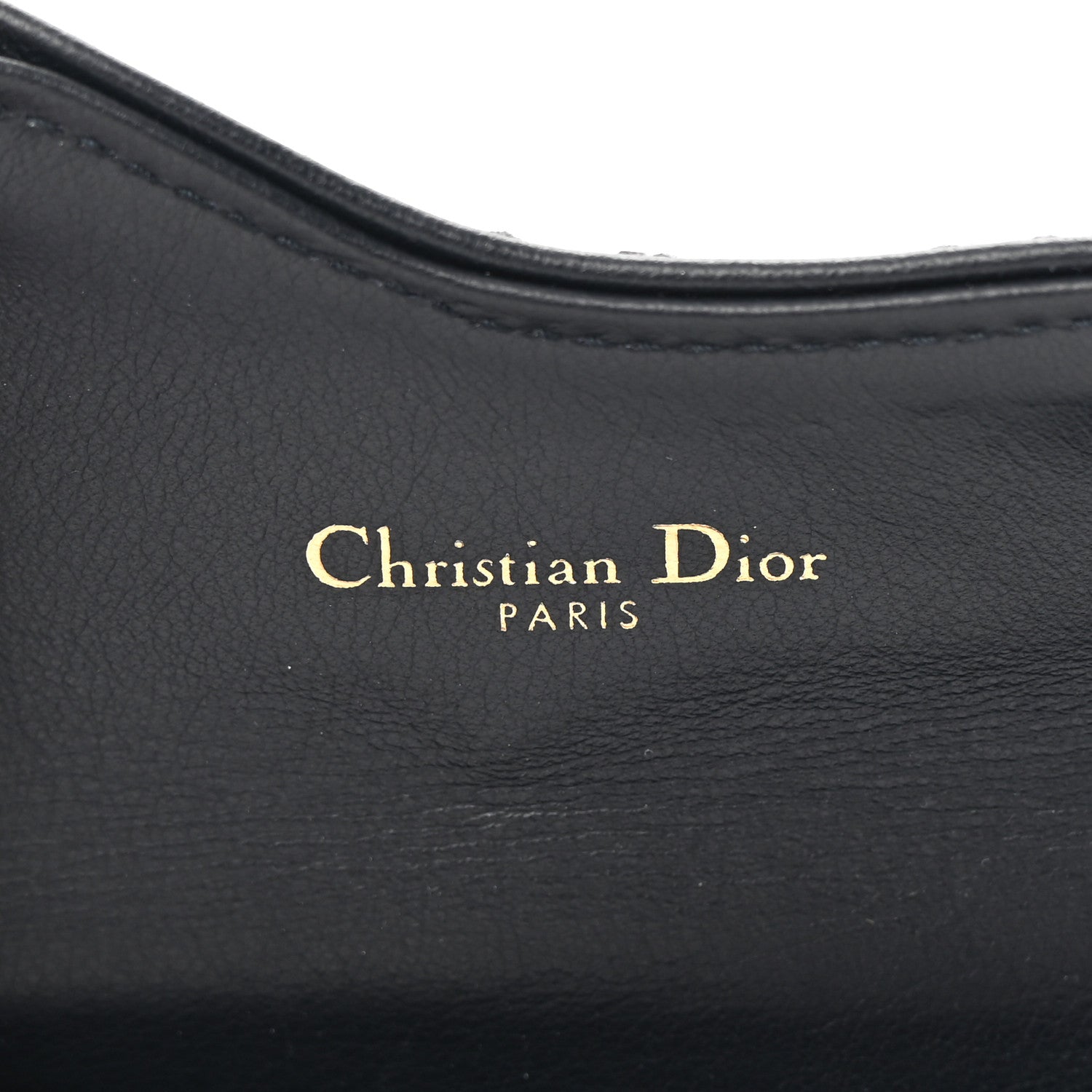 Christian Dior Oblique Saddle Card Holder Blue 6 of 9