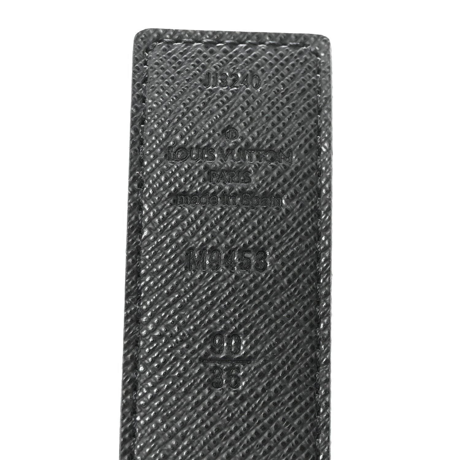 Louis Vuitton Calfskin Monogram 30mm LV Initiales Reversible Belt 90 36 Black 5 of 6