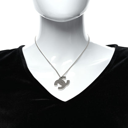 Chanel Metal CC Necklace Silver 2 of 5