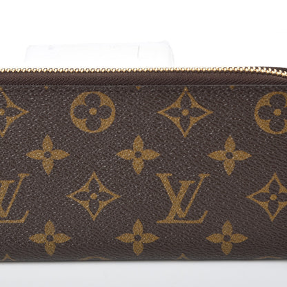 Louis Vuitton Monogram Clemence Wallet Fuchsia 8 of 9