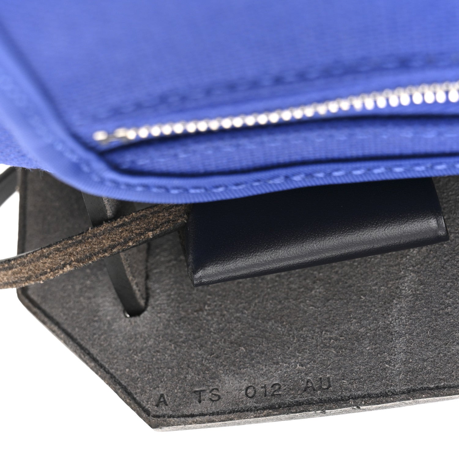 Hermes Toile Vache Hunter Herbag Zip 31 PM Bleu Electrique Bleu Indigo 8 of 13