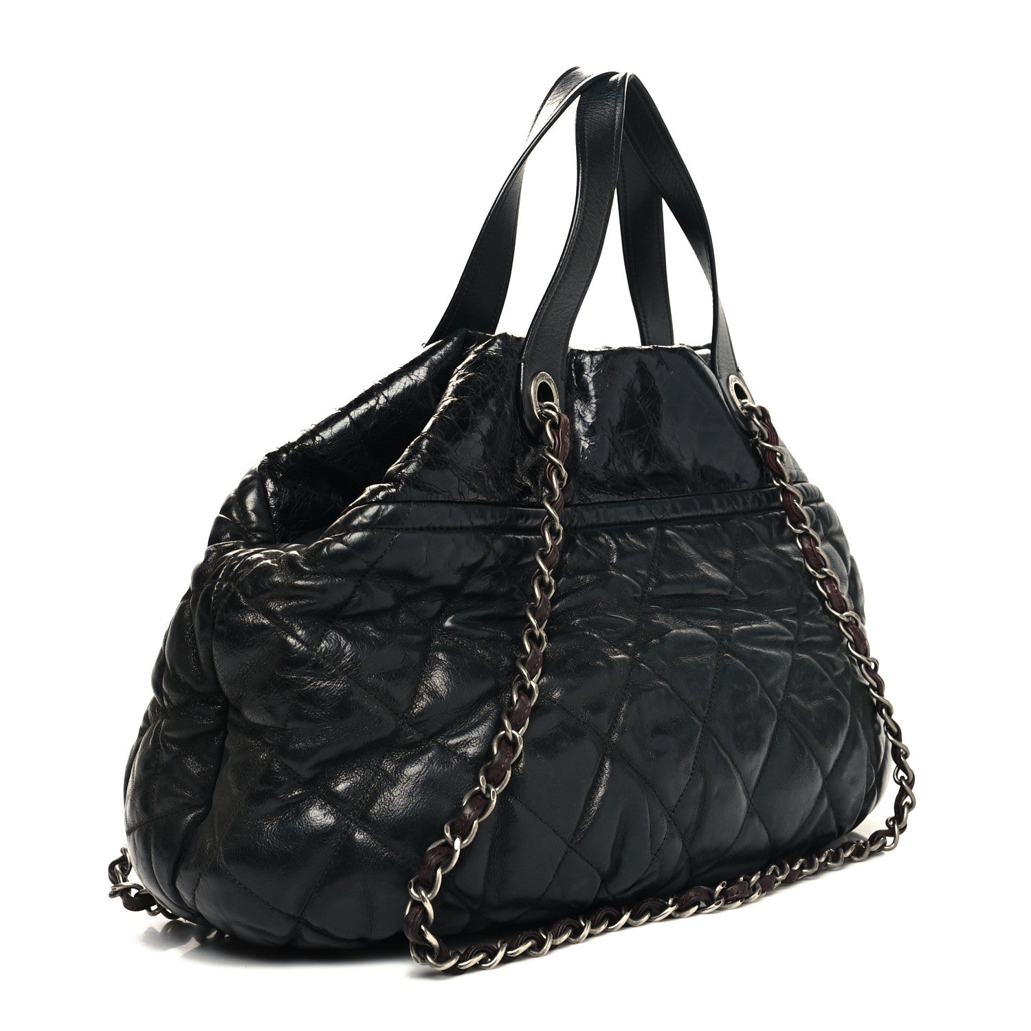 Chanel Iridescent Calfskin Small In The Mix Tote Black 3 of 12