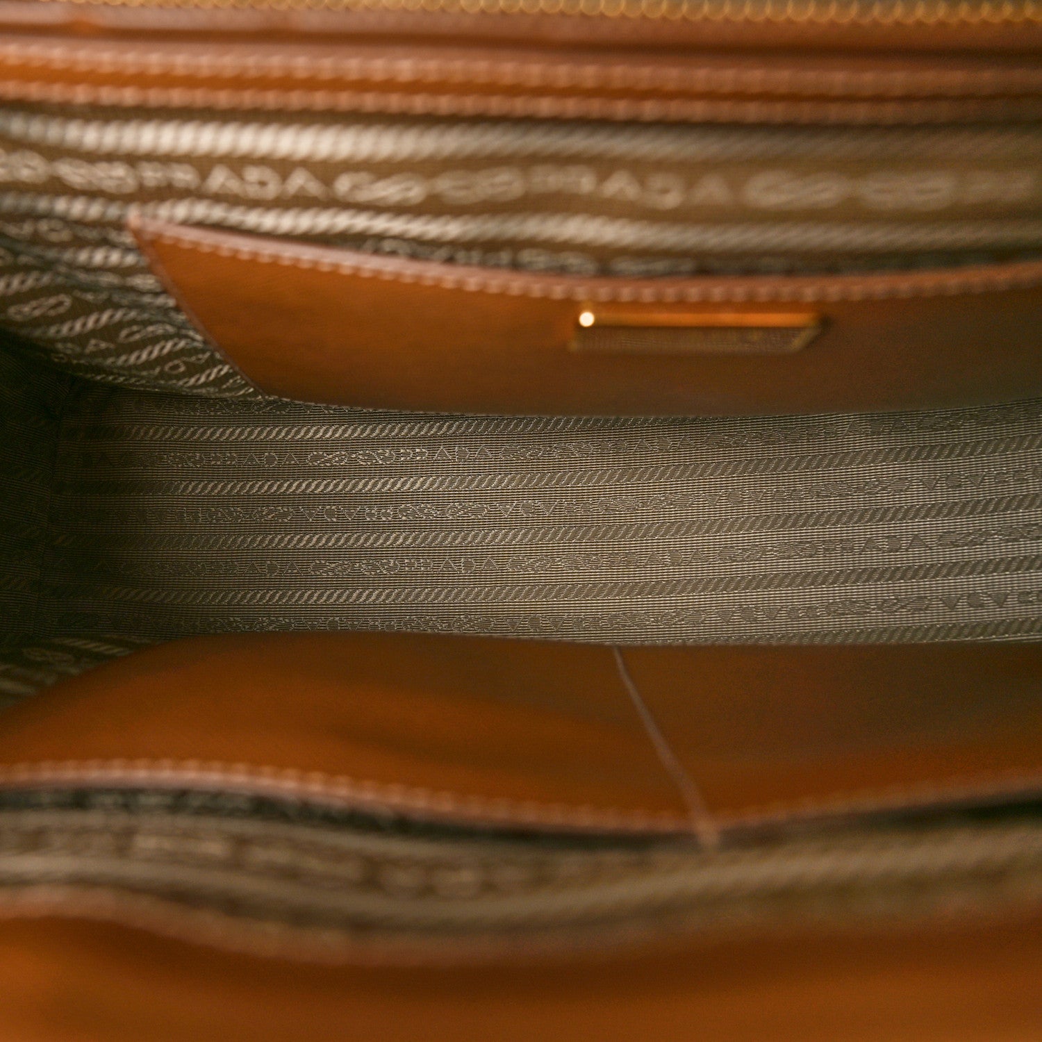 Prada Saffiano Medium Galleria Double Zip Tote Caramel 5 of 12
