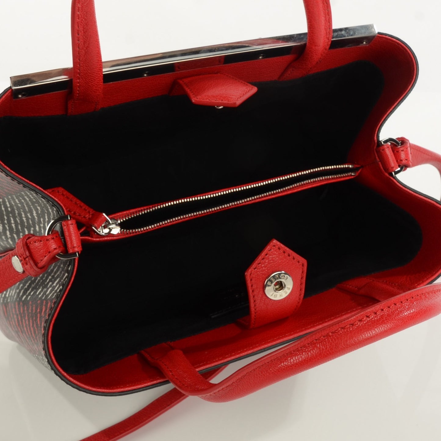 Vitello Elite Petite 2Jours Tote Papavero Rosso