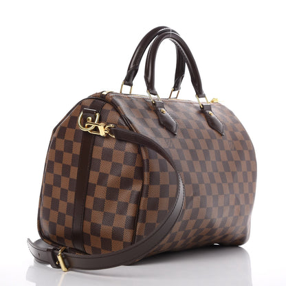 Louis Vuitton Damier Ebene Speedy Bandouliere 30 3 of 9