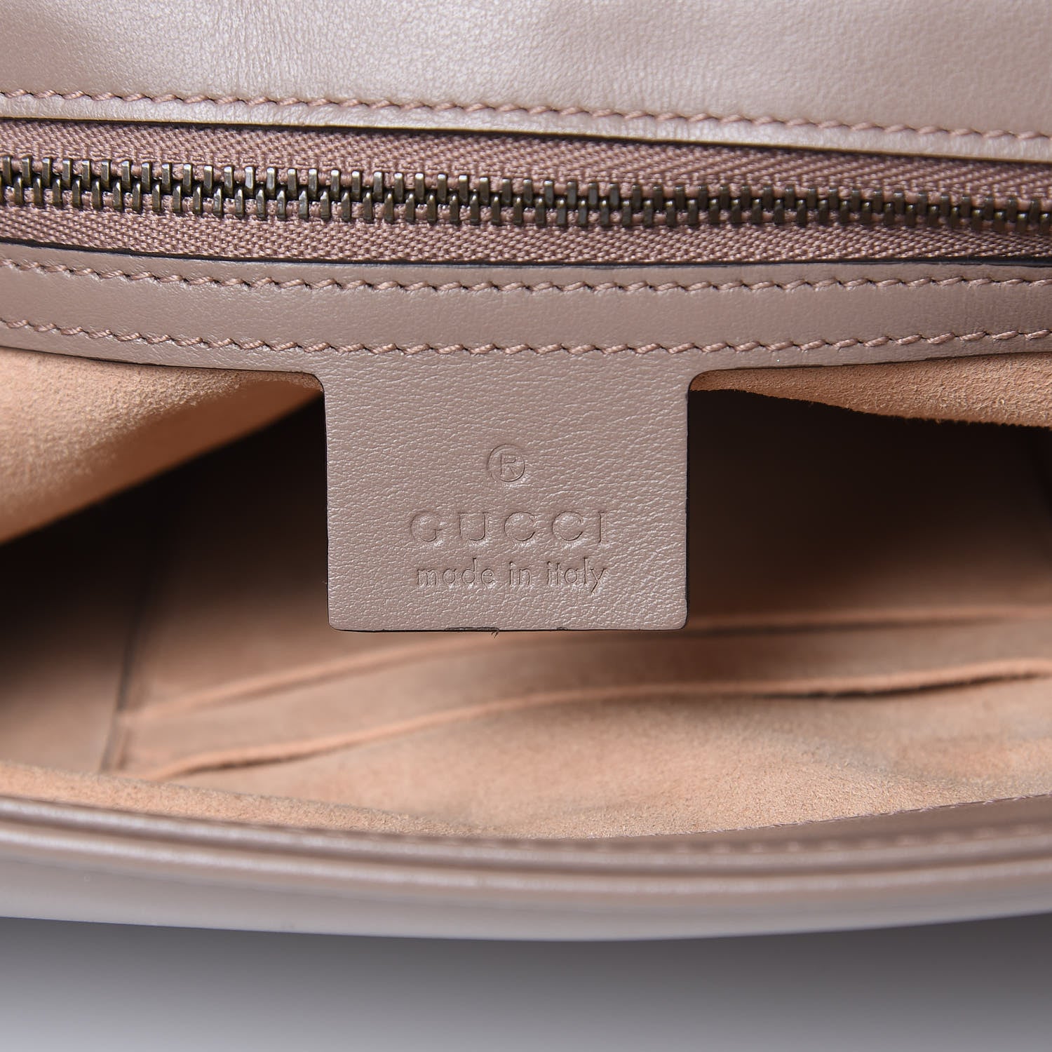 Gucci Calfskin Matelasse Heart Large GG Marmont Shoulder Bag Porcelain Rose 6 of 12