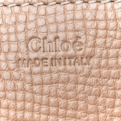 Chloe Grained Calfskin Lambskin Bi-Color Drew Shoulder Bag Wet Sand Sunflower 6 of 19
