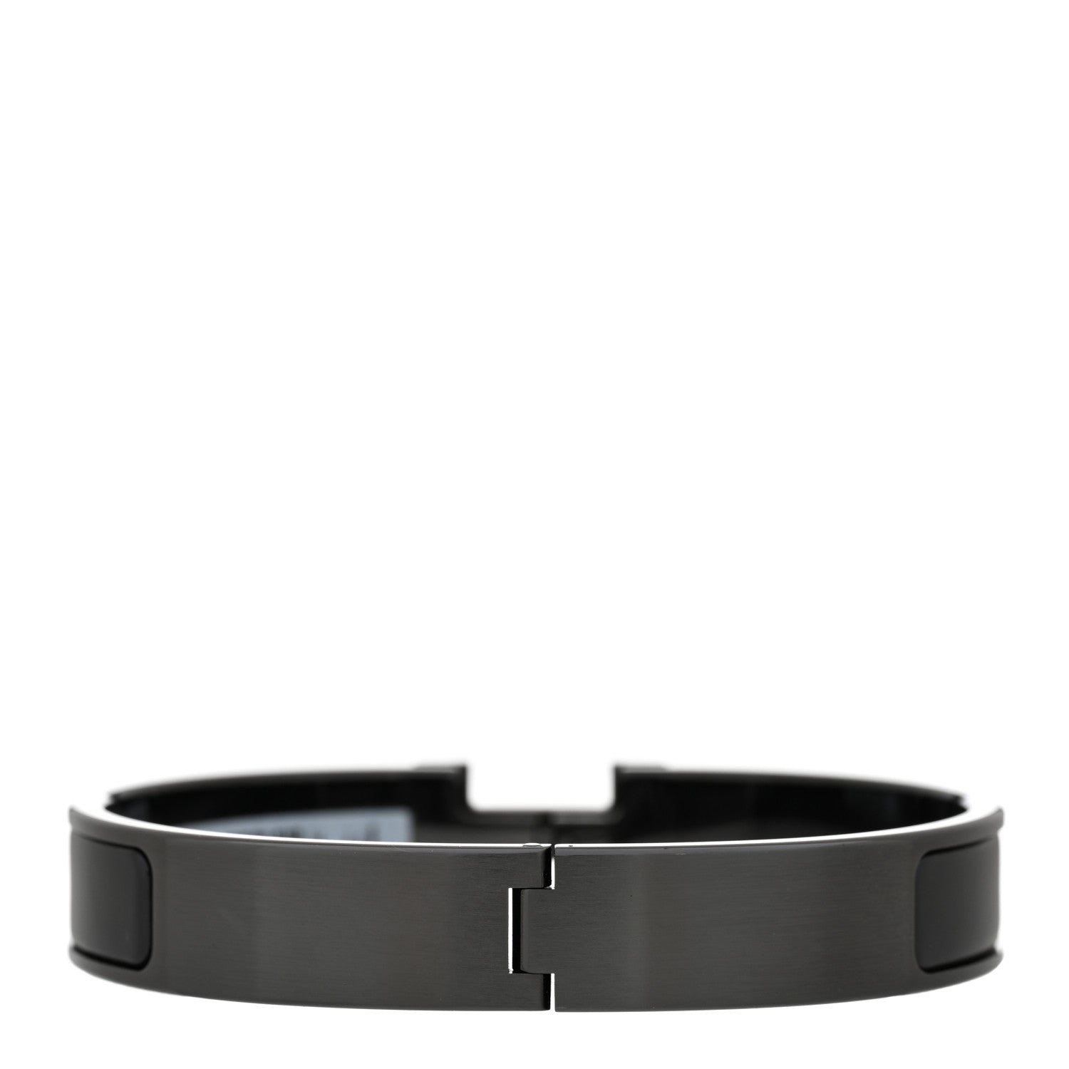 Hermes Matte Enamel Narrow Clic Clac HH Bracelet T5 So Black 3 of 5