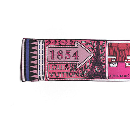 Louis Vuitton Silk Jeu De Louis BB Bandeau Magenta 3 of 4