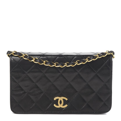 Chanel Lambskin Quilted Mini Flap Black 1 of 12