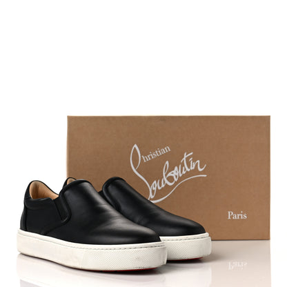 Christian Louboutin Calfskin Masteraltissima Flat Sneakers 40.5 Black 8 of 8
