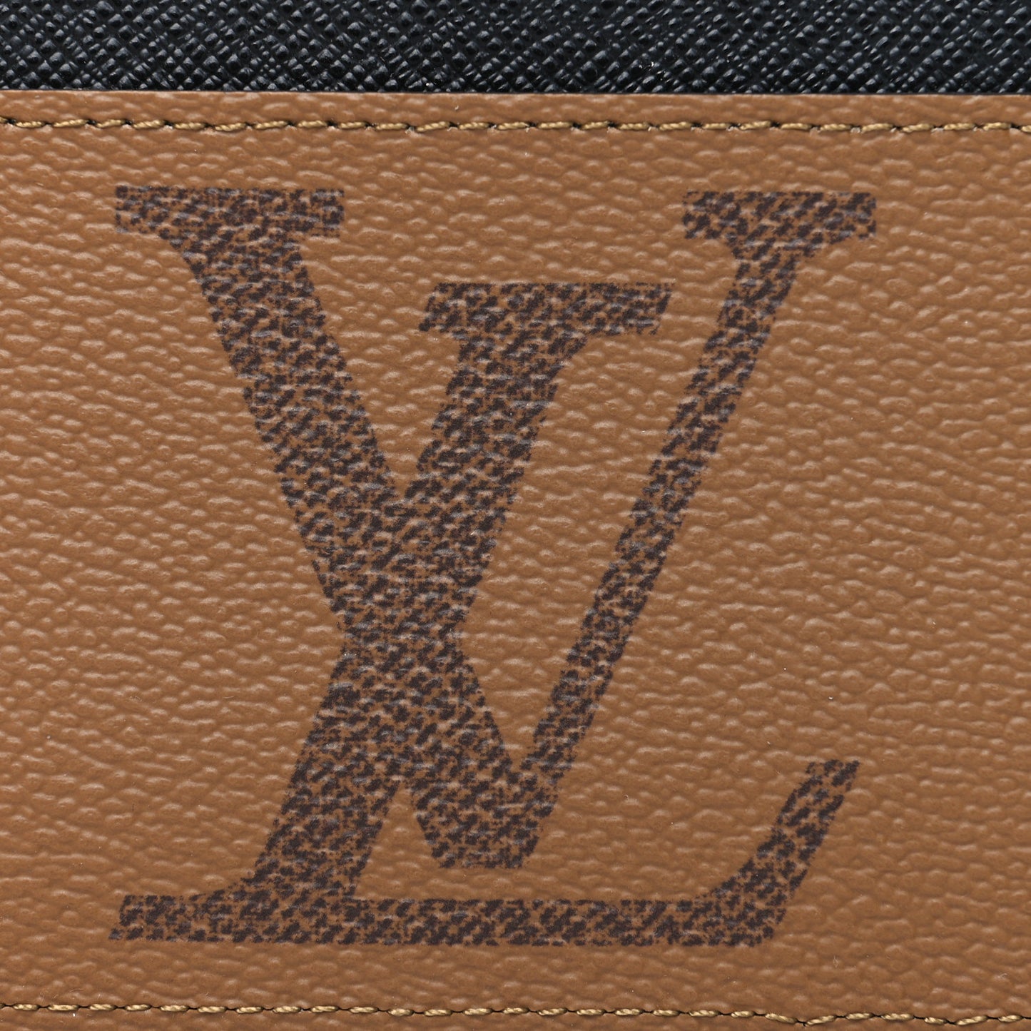 Reverse Monogram Side Up Card Holder