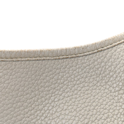 Hermes Taurillon Clemence Evelyne III PM Gris Perle 10 of 12