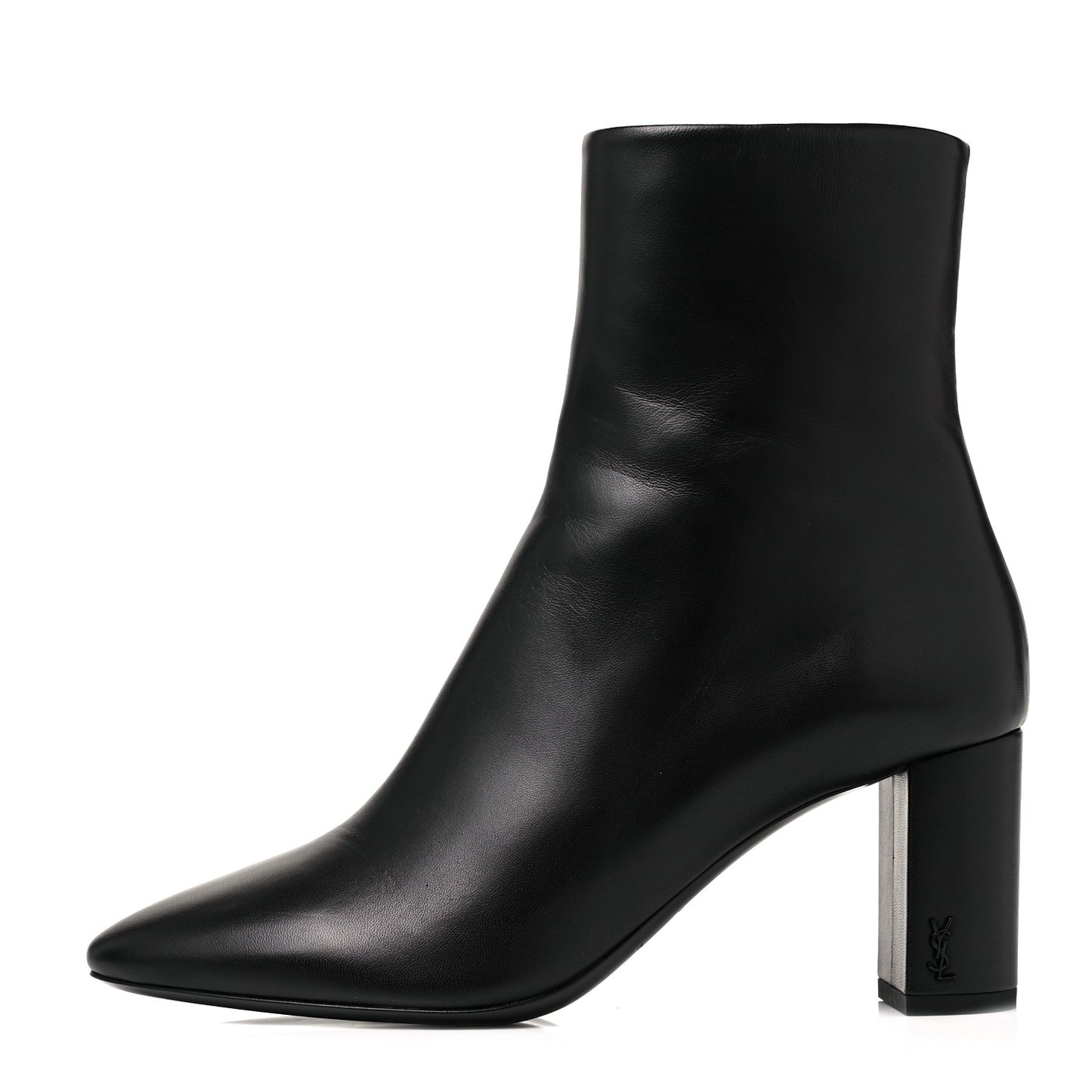 Nappa Vendome Loulou Ankle Zip Boot 38 Black