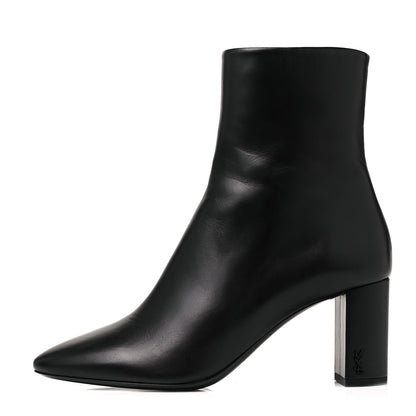 Saint Laurent Nappa Vendome Loulou Ankle Zip Boot 38 Black 1 of 9