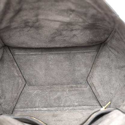 Celine Soft Grained Calfskin Sangle Bucket Bag Grey 5 of 10