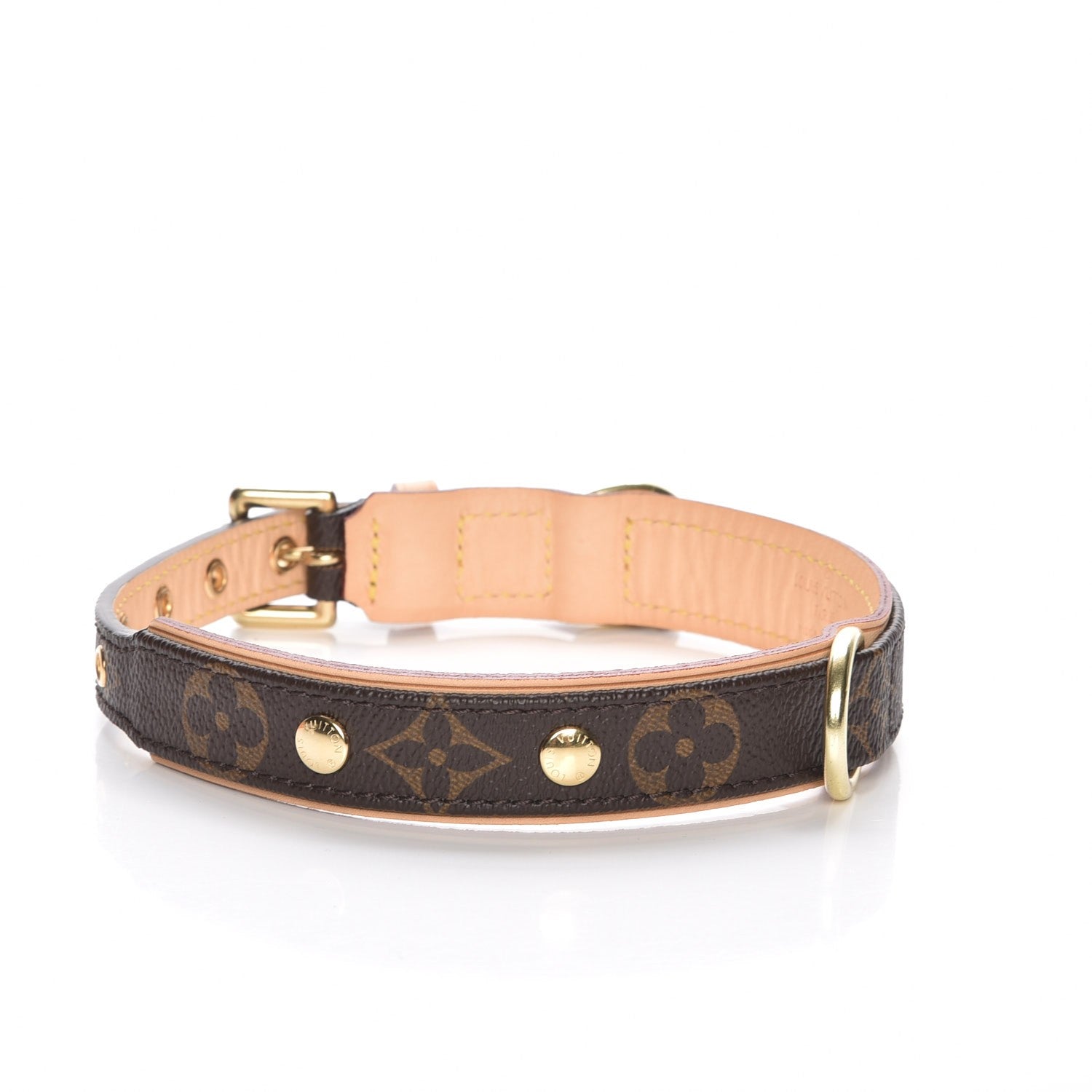 Louis Vuitton Monogram Baxter Dog Collar MM 3 of 8