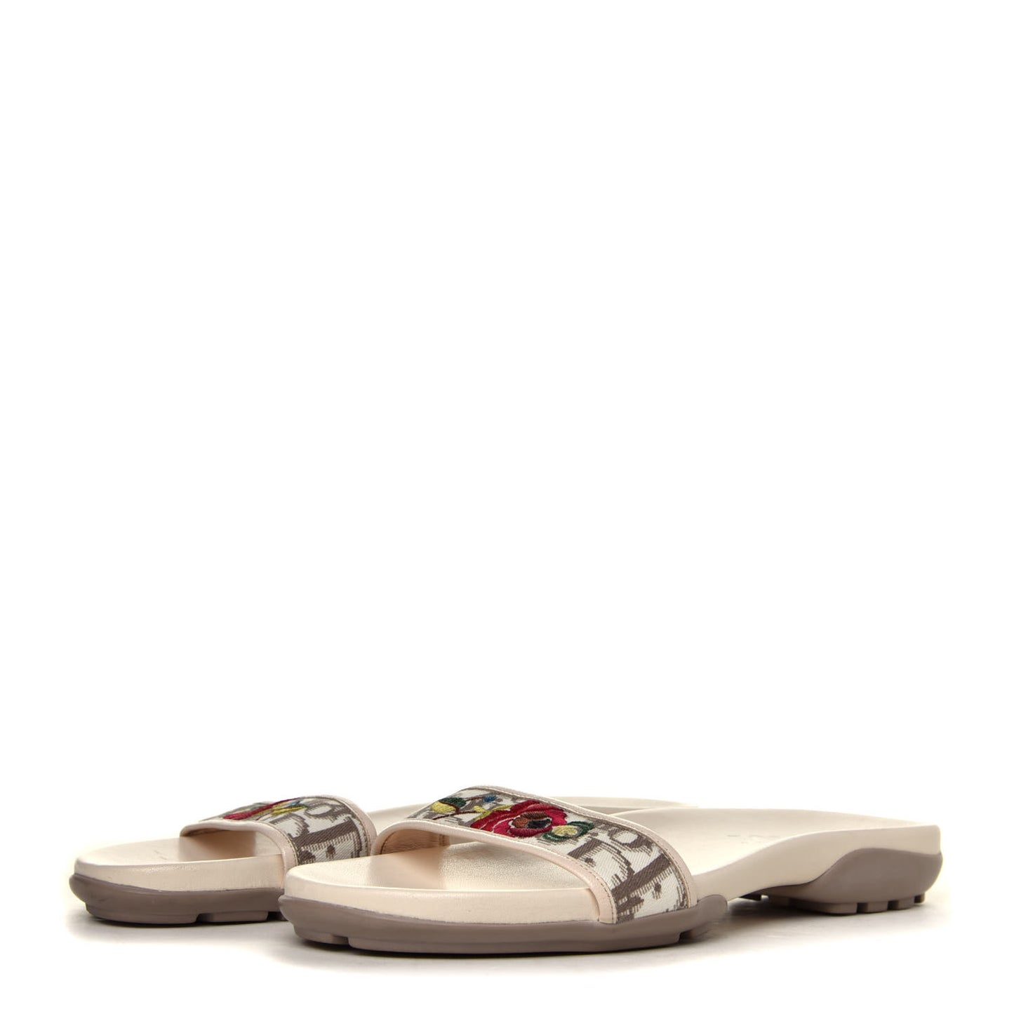 Monogram Vintage Flowers Sandals 37.5 Beige