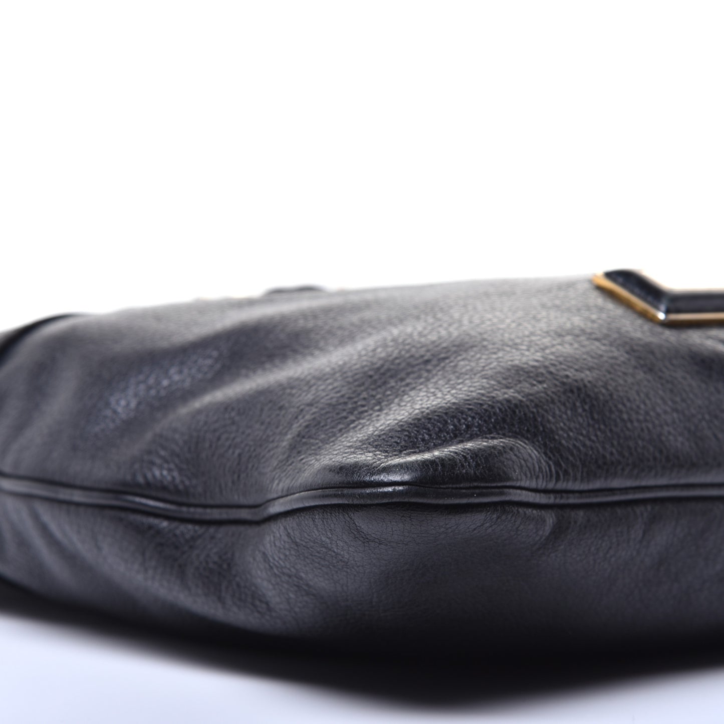 Grainy Calfskin Tote Black