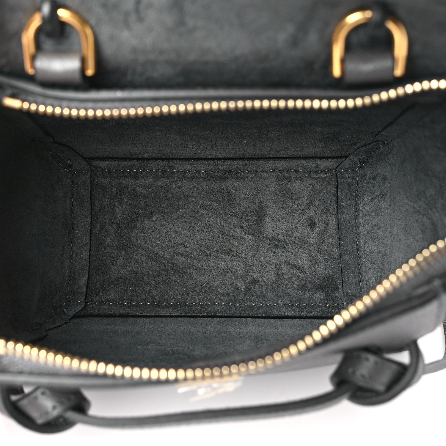 Celine Grained Calfskin Pico Belt Bag Grey 5 of 11