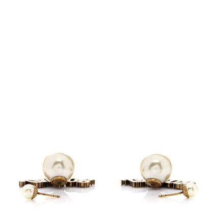 Christian Dior Pearl Crystal J'Adior Earrings 3 of 5