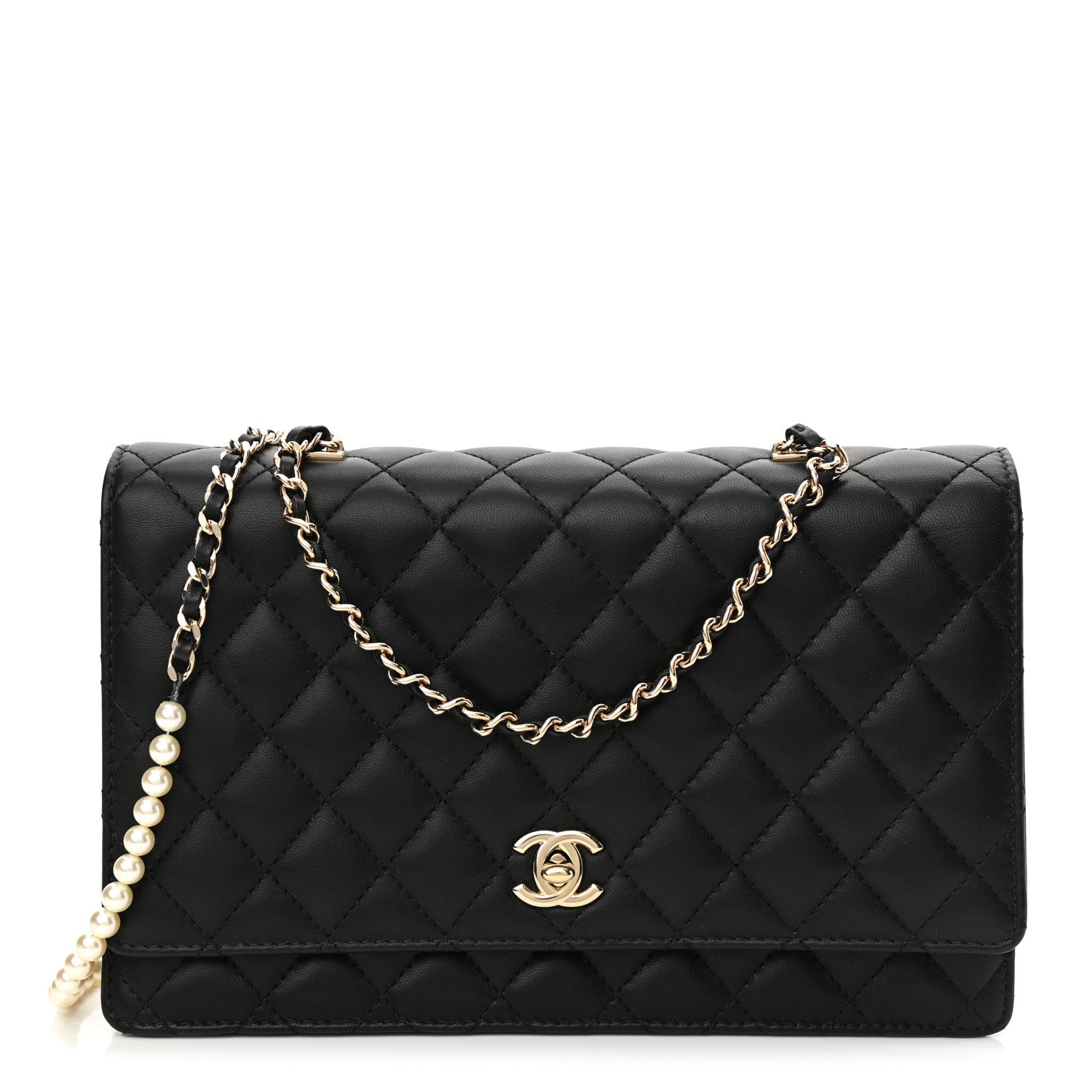 Chanel Lambskin Quilted Fantasy Pearl Flap Black 1 of 11