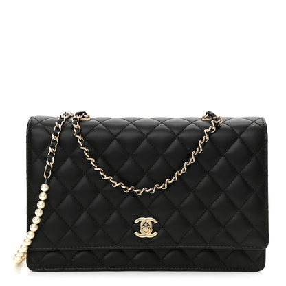Chanel Lambskin Quilted Fantasy Pearl Flap Black 1 of 11