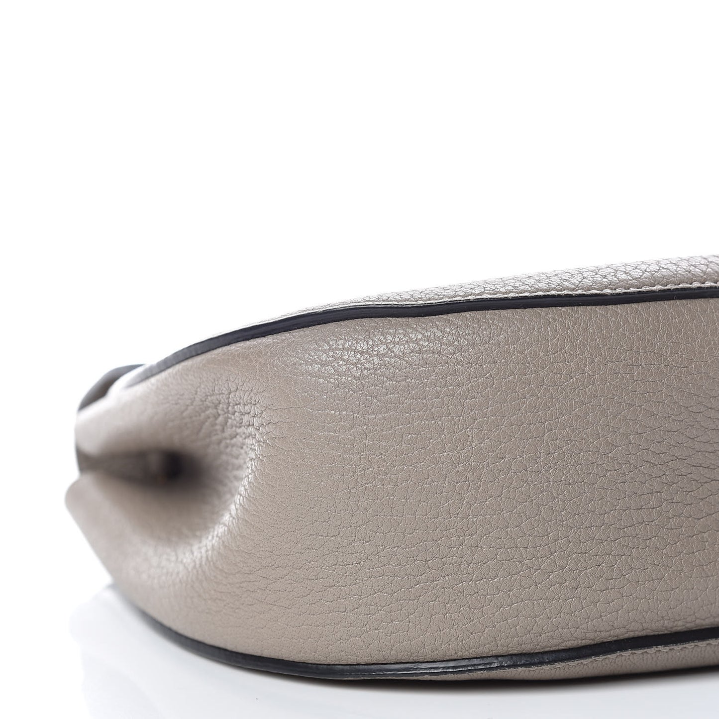 Grained Lambskin Drew Shoulder Bag Motty Grey