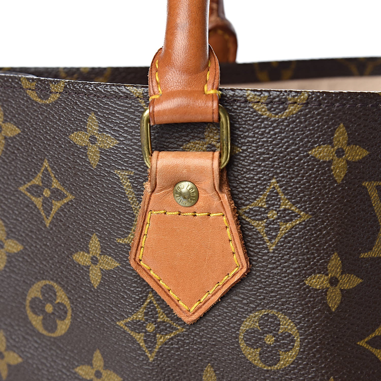 Louis Vuitton Monogram Sac Plat 11 of 17