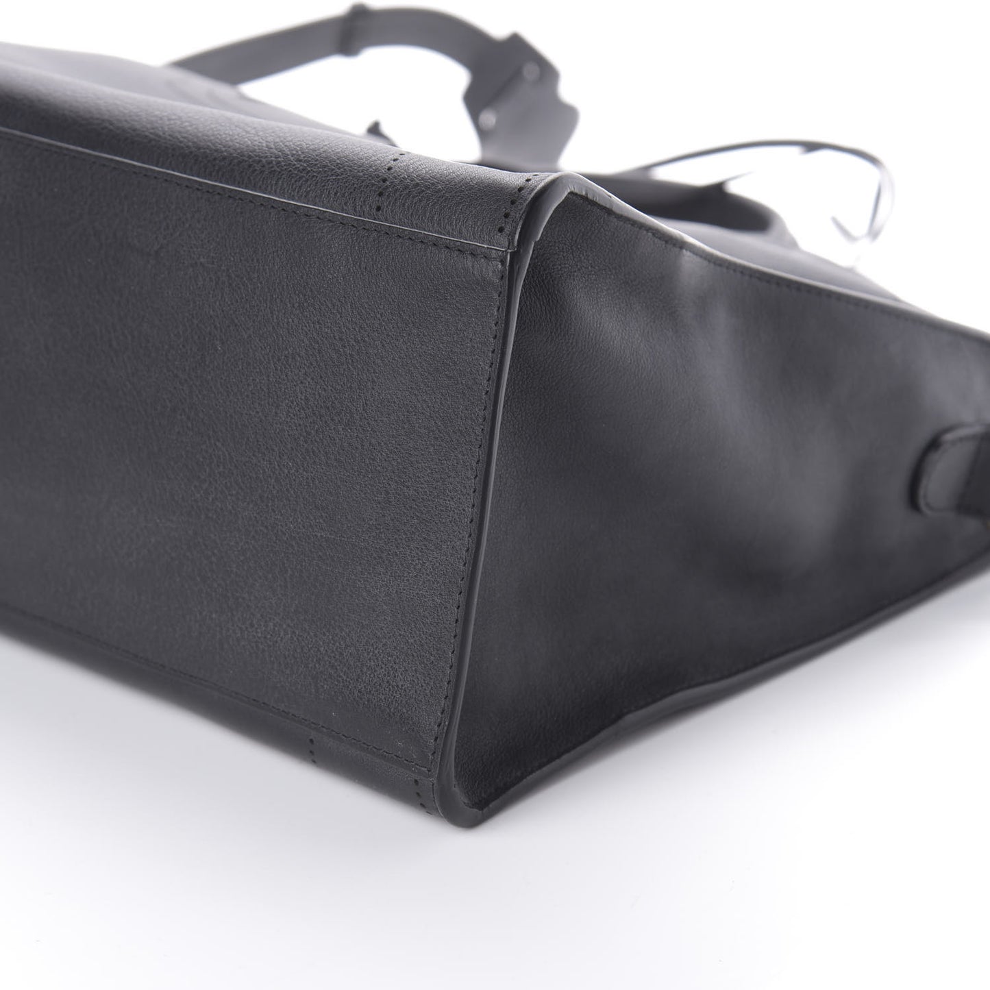 Veau Grana Perforated Blackout Hardware City Black