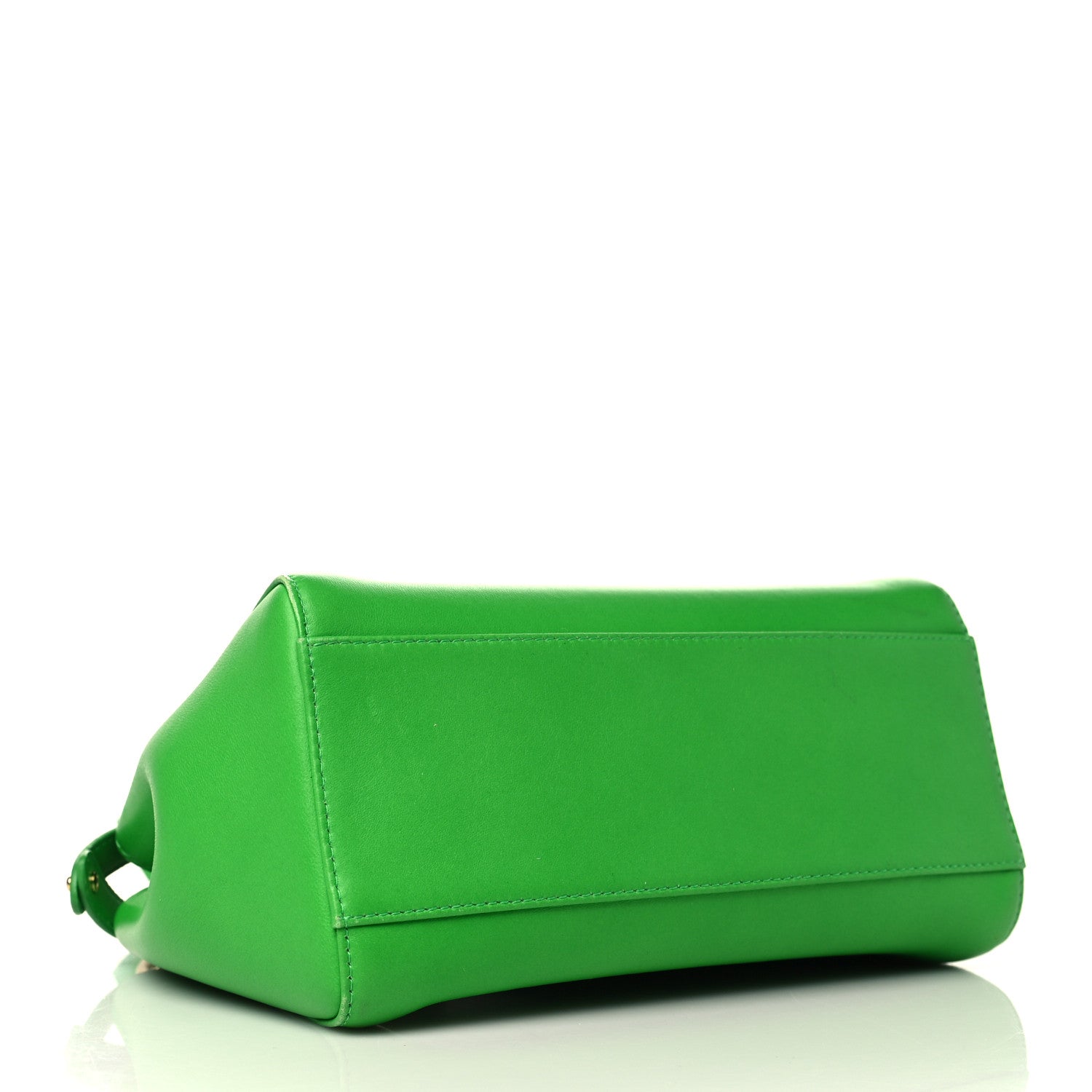 Fendi Nappa Mini Peekaboo Iconic Satchel Tomatillo 3 of 6