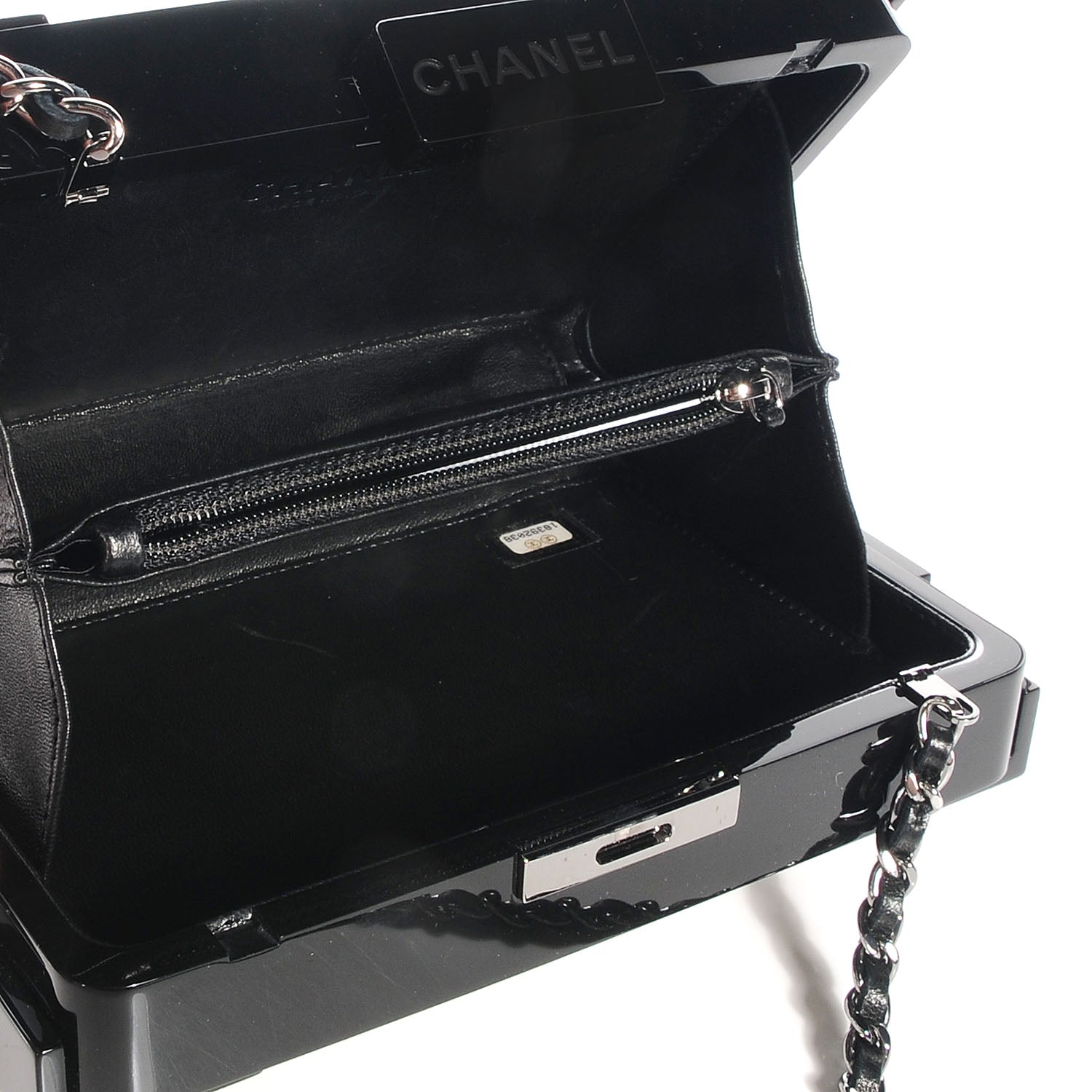 Chanel Crystals Lego Clutch Black 5 of 7