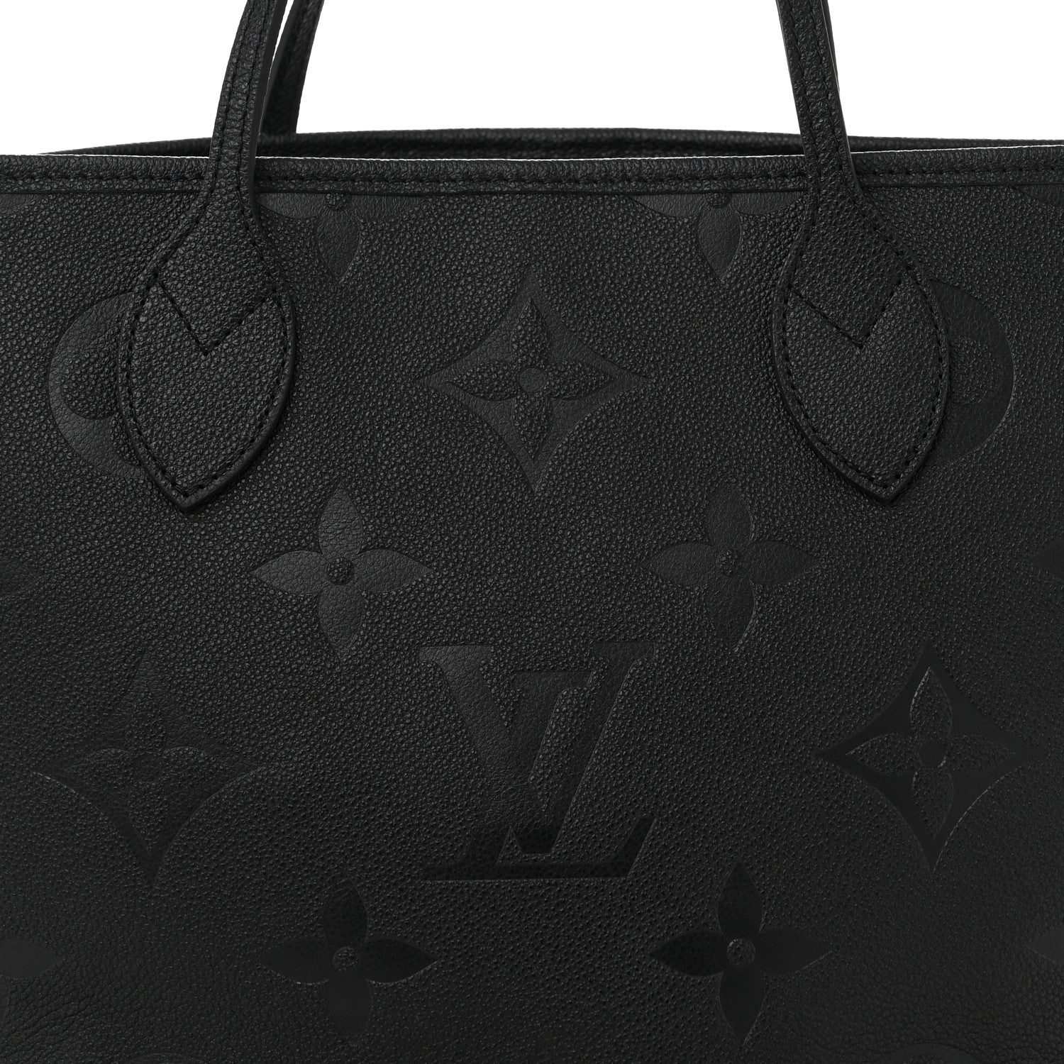 Louis Vuitton Empreinte Monogram Giant Neverfull MM Black 8 of 10