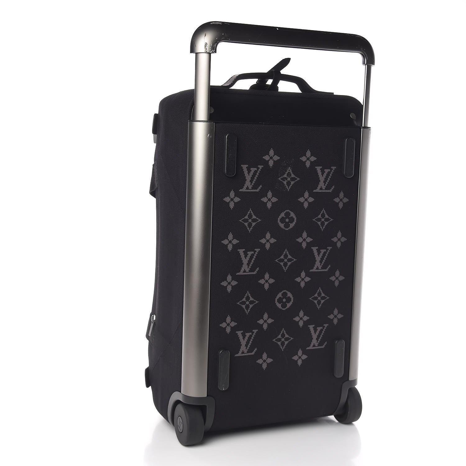Louis Vuitton Knit Monogram Eclipse Horizon Soft Duffle 55 3 of 11