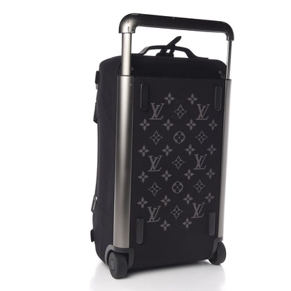 Louis Vuitton Knit Monogram Eclipse Horizon Soft Duffle 55 3 of 11