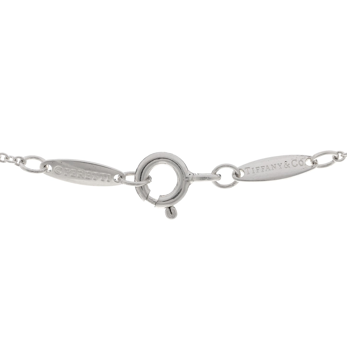 Sterling Silver 12mm Elsa Peretti Cross Pendant Necklace
