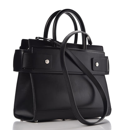 Givenchy Smooth Calfskin Small Horizon Satchel Black 3 of 8