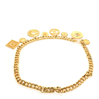 Chanel Chain Logo Charm Belt Gold 2 of 4