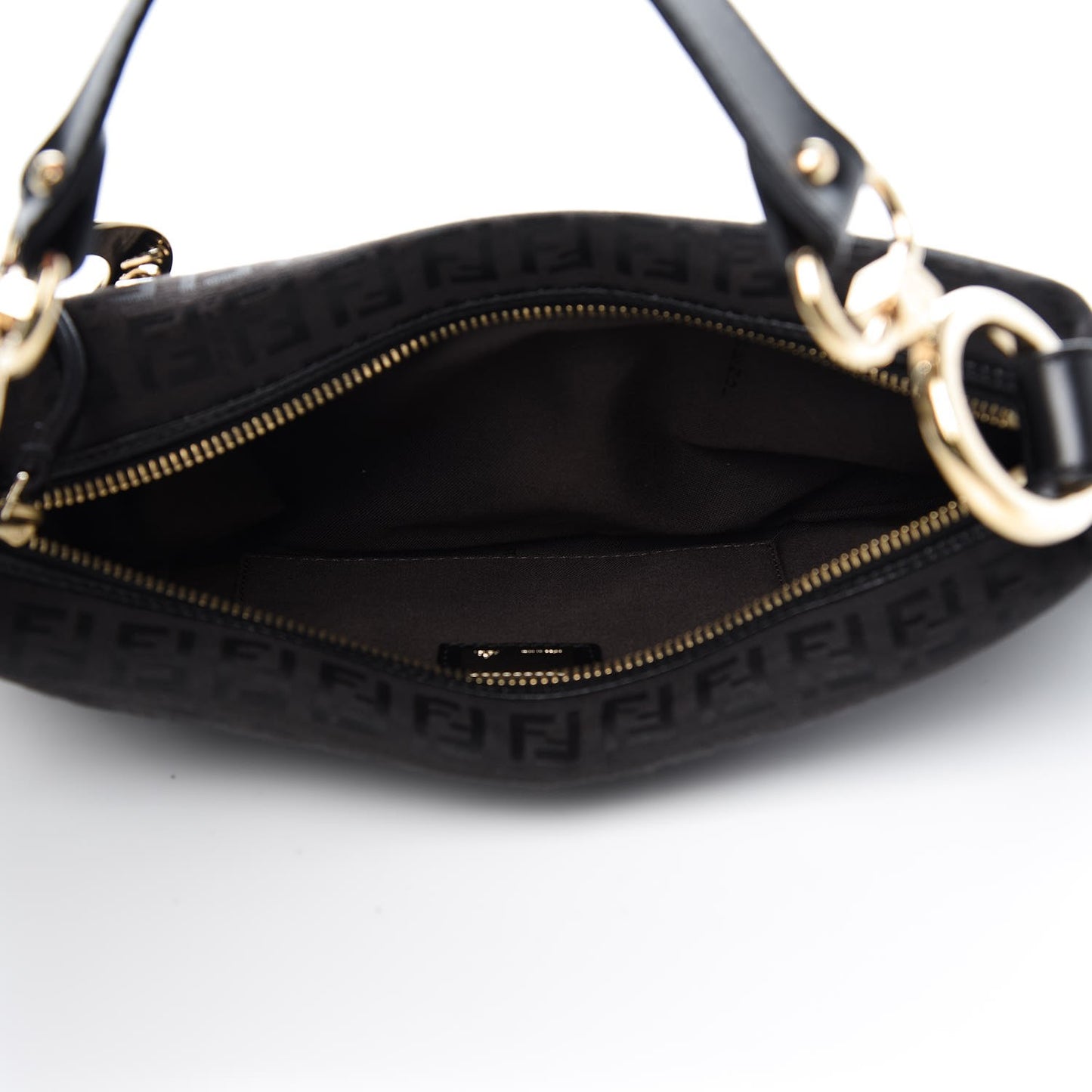 Zucchino Cuoio Small Chef Pocket Shoulder Bag Black