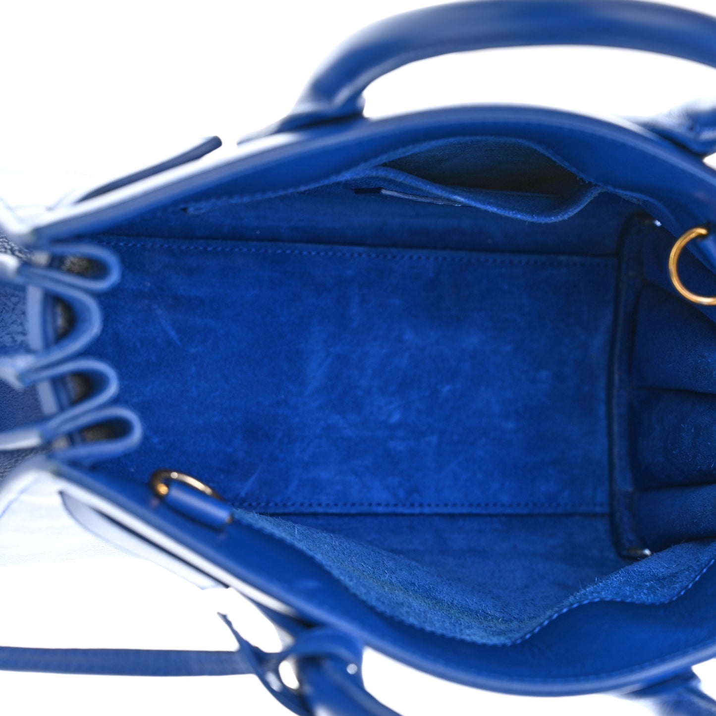Calfskin Nano Sac De Jour Royal Blue
