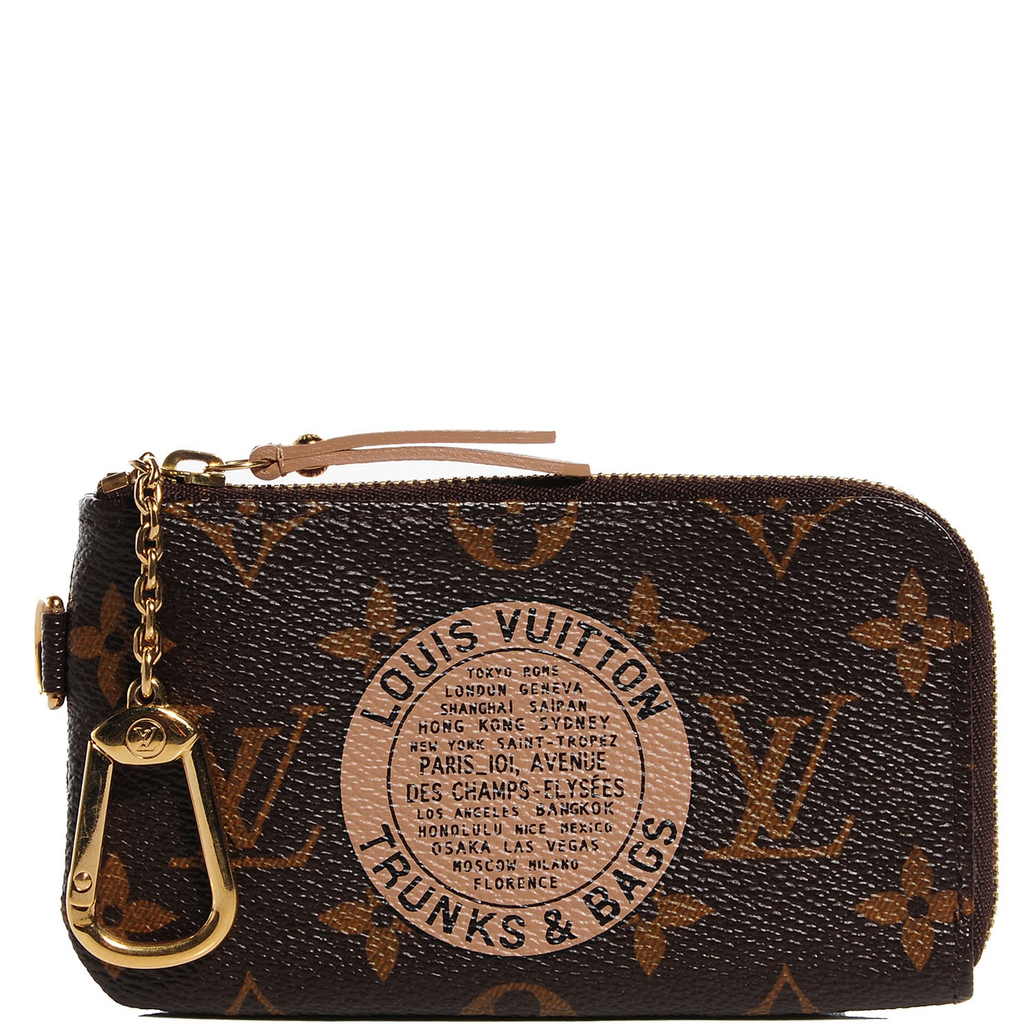 Monogram Complice Trunks and Bags Key Pouch Beige