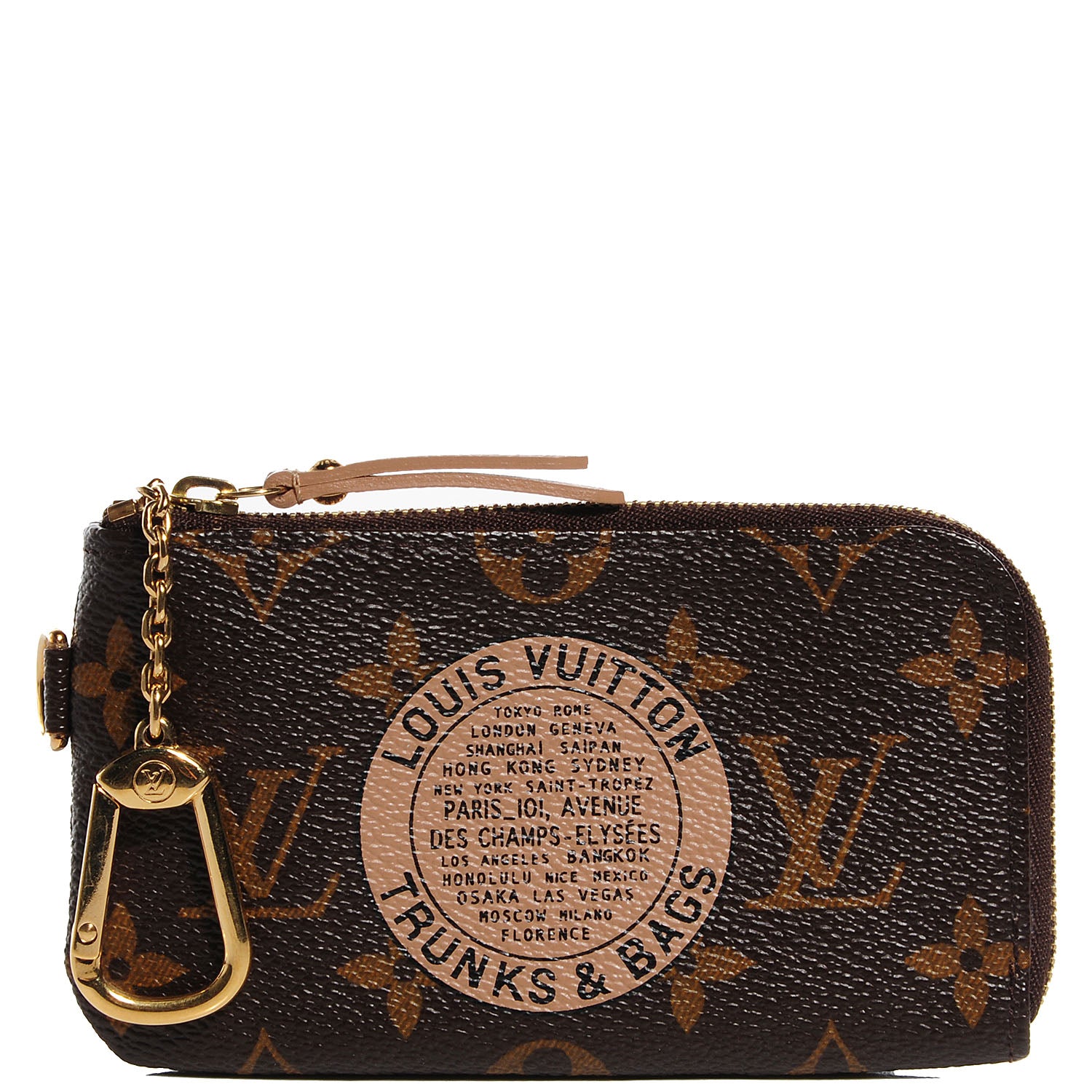 Louis Vuitton Monogram Complice Trunks and Bags Key Pouch Beige 1 of 7