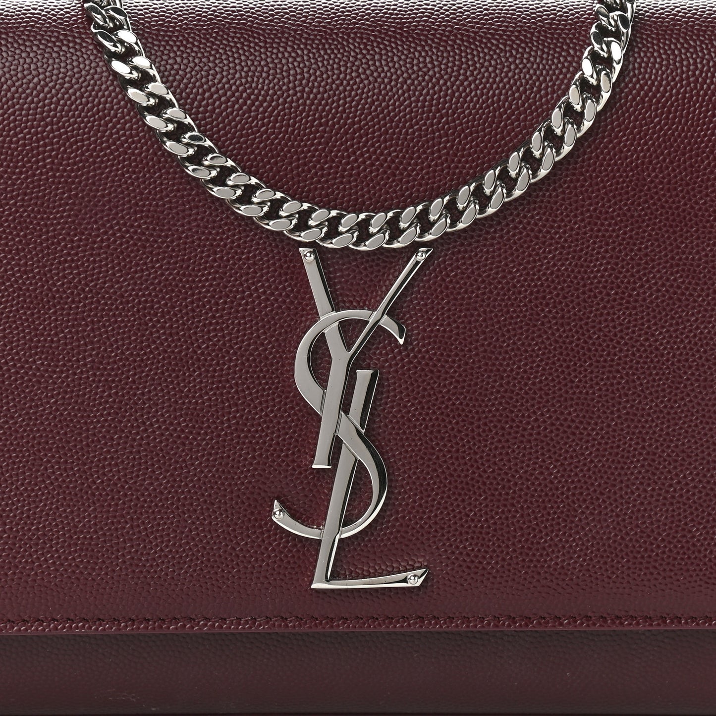 Grain De Poudre Medium Classic Monogram Kate Satchel Amaranto