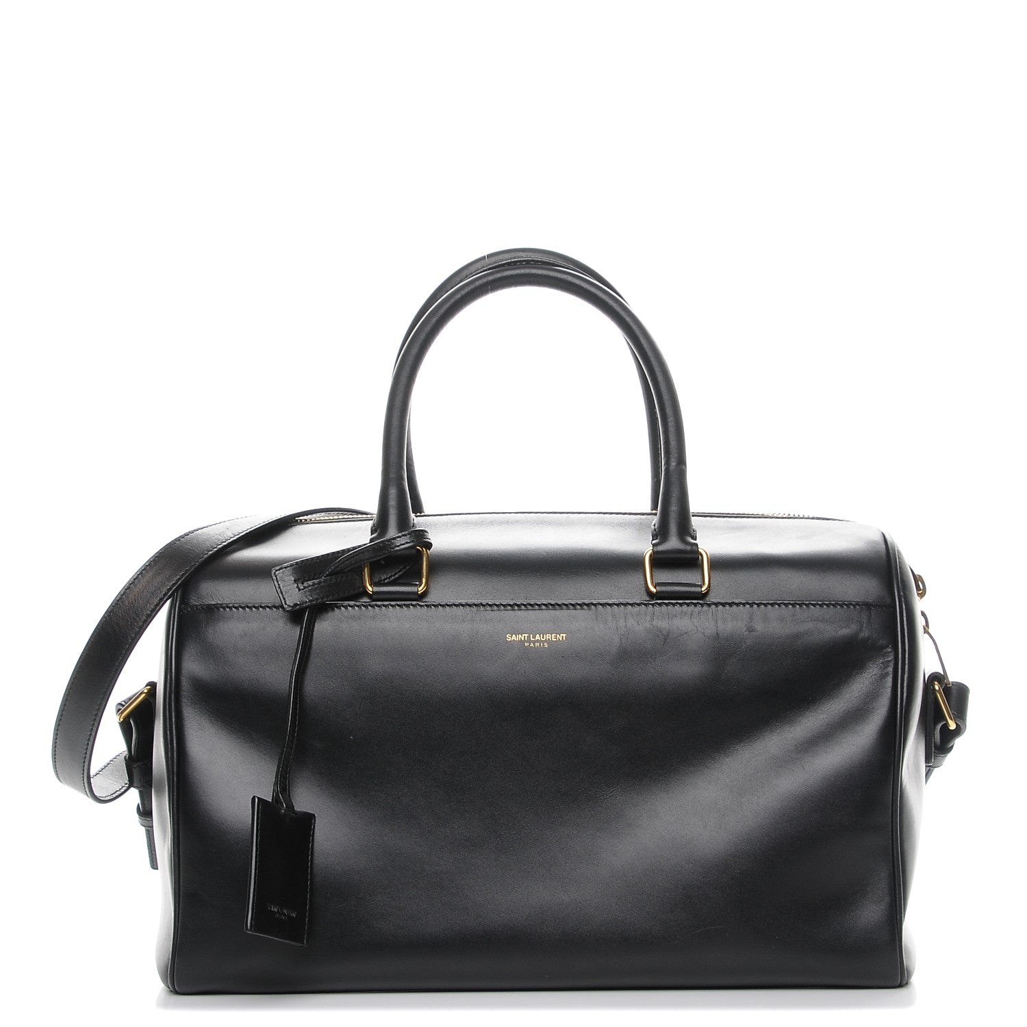 Saint Laurent Calfskin Classic Duffle 6 Black 1 of 8