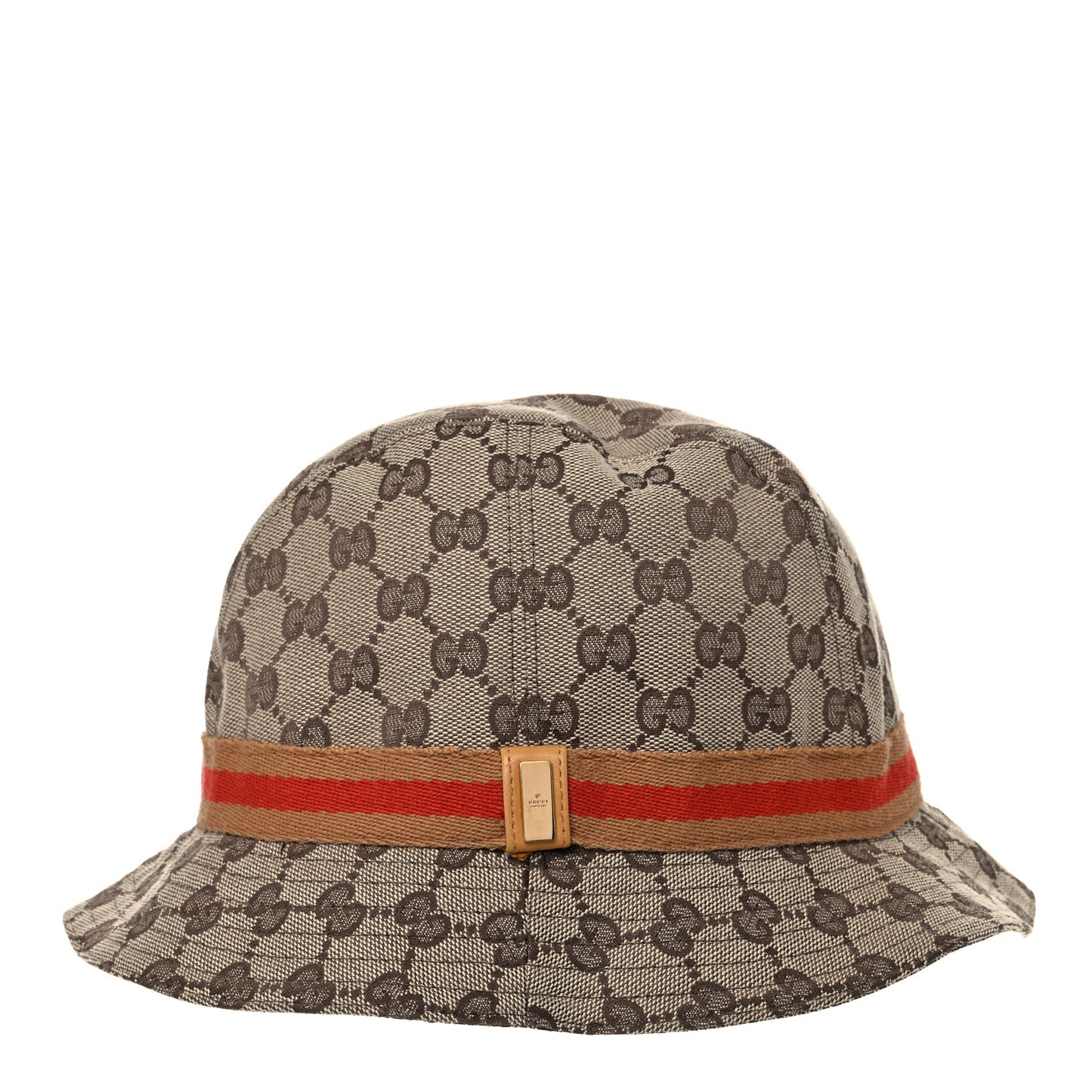 Monogram Web Bucket Hat M Brown