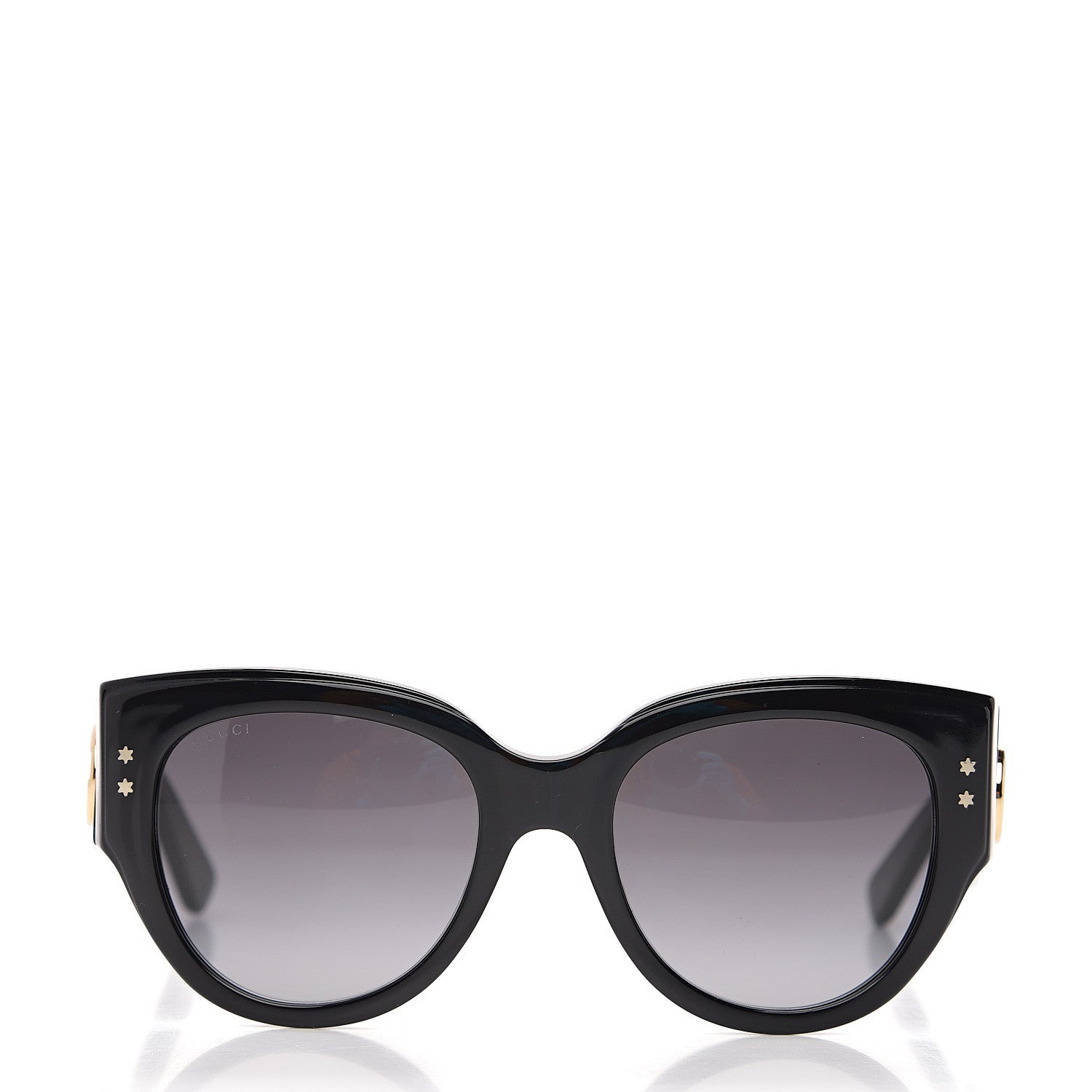 Gucci Acetate Oversized Rectangle Frame Web Sunglasses GG3864/S Black 2 of 9